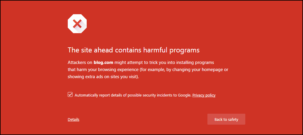 Ahead Contains Harmful Programs