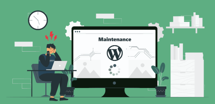 WordPress Site Stuck